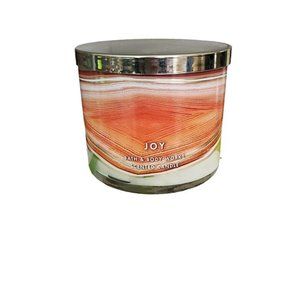*NEW* Exclusive Bath & Body Works 3 Wick Candle Scent JOY, 14.5 OZ -DISCONTINUED